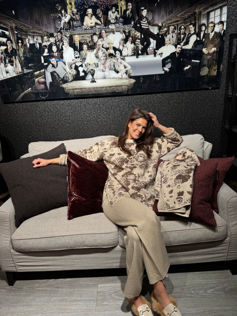 Cozy sett brown/beige