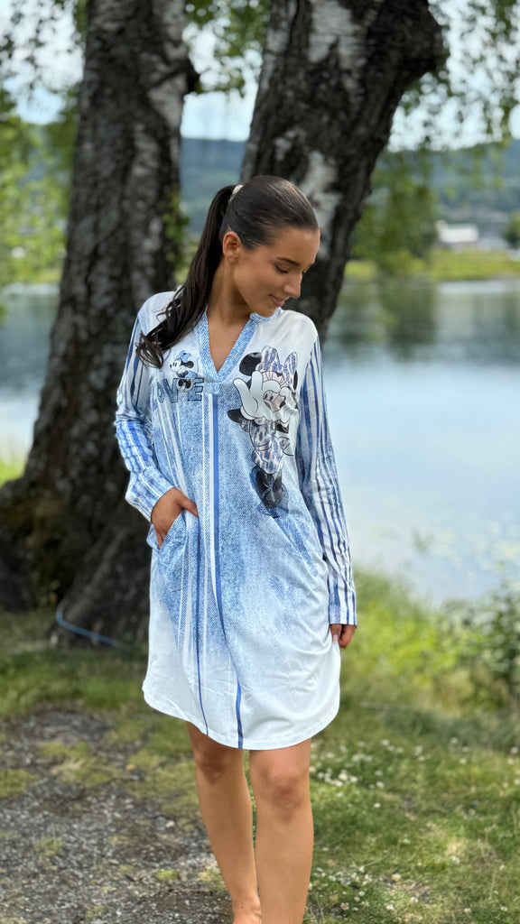 Mini Mouse kjole blå