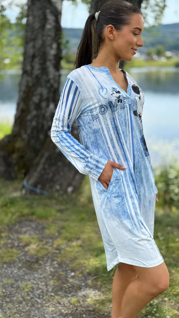 Mini Mouse kjole blå