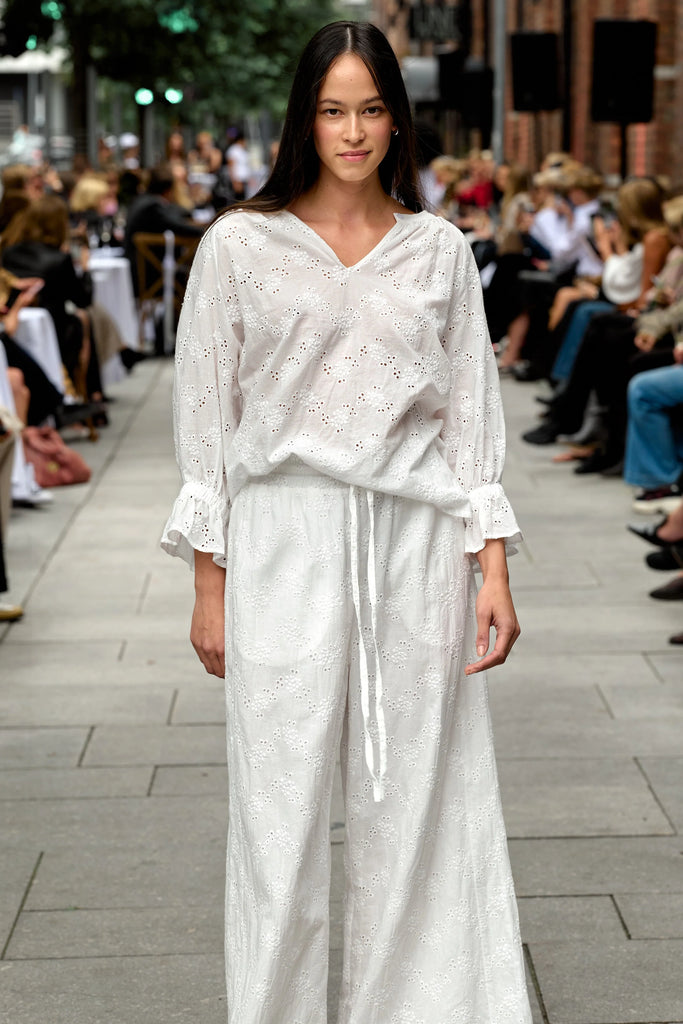 FAWCETT LACE TROUSERS