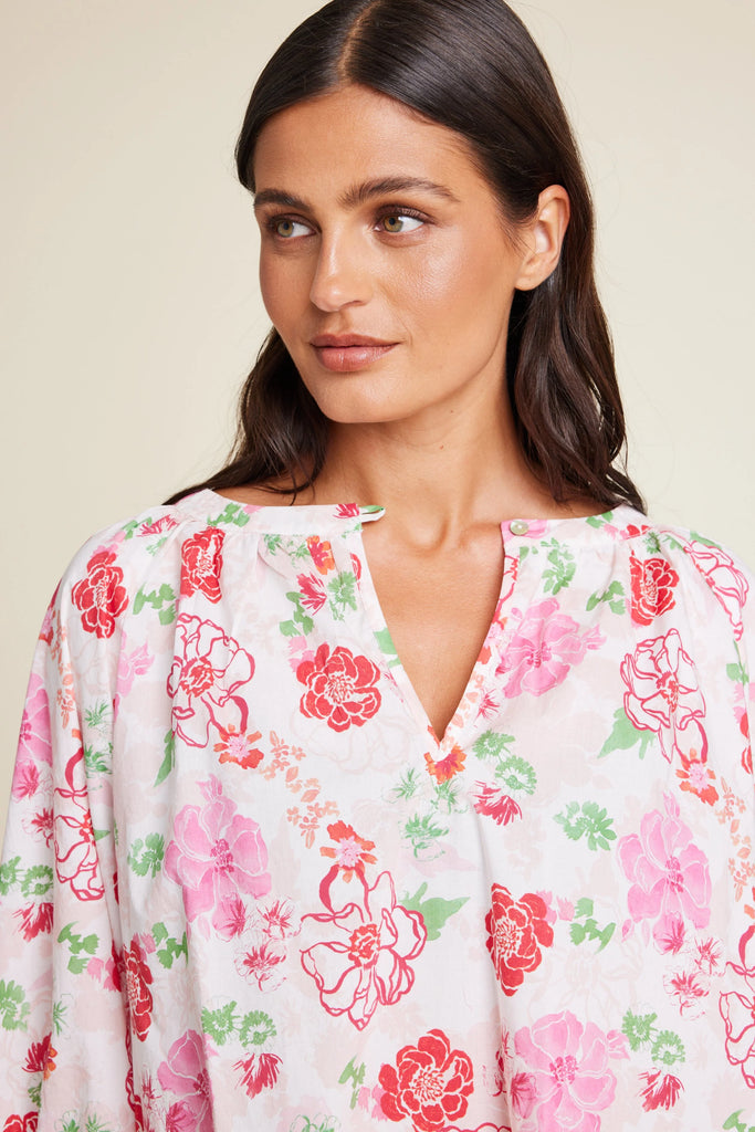 LADD FLOWER BLUSE