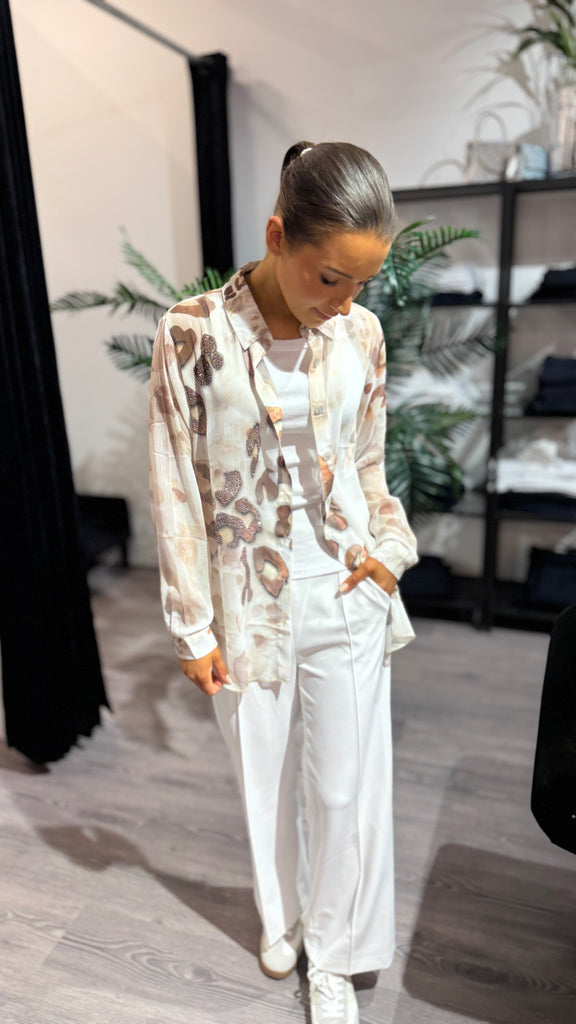 Happy DoggyBeige bluse