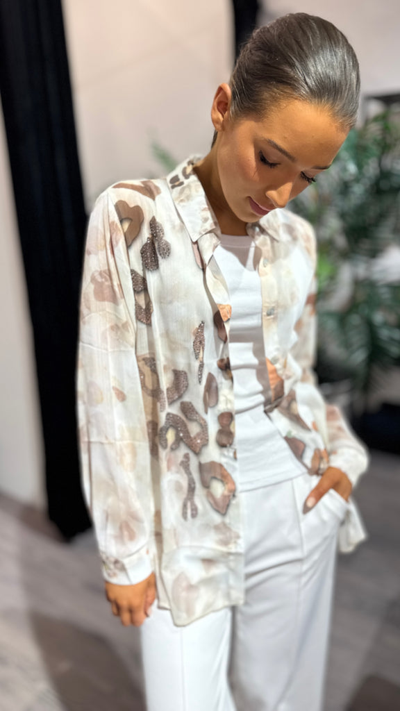 Happy DoggyBeige bluse