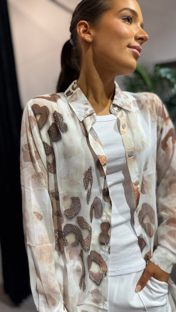 Happy DoggyBeige bluse