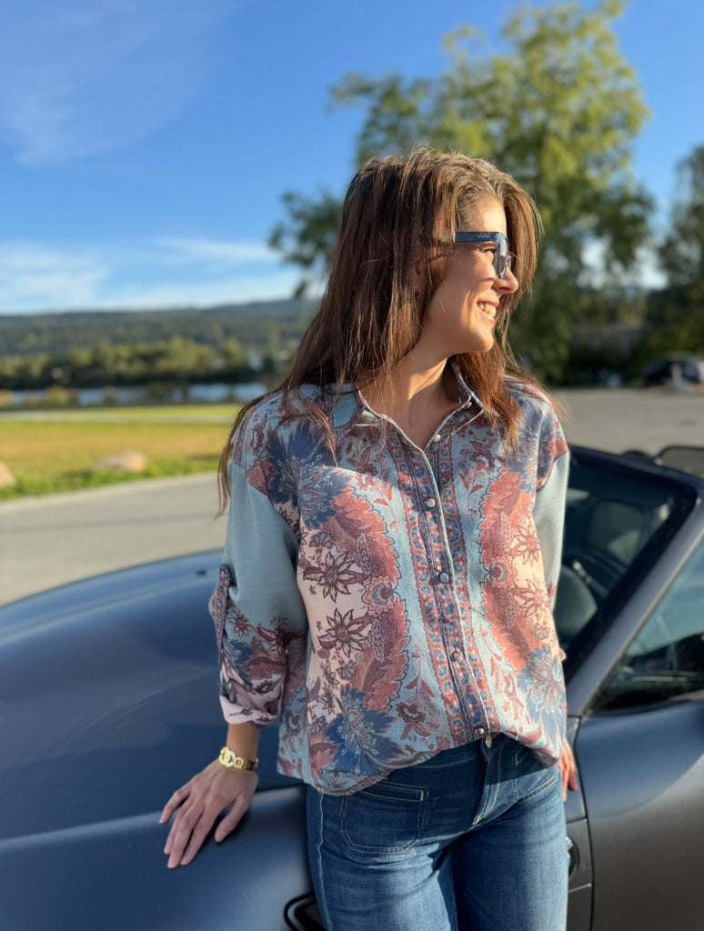 Le Coco bluse blå