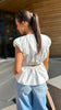 YAS musta topp star white