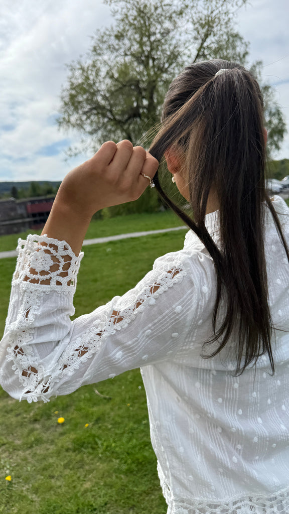 YAS THIA SHIRT star white