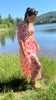 PlaceduSoleil Rosaflower chiffondress