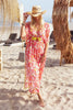 PlaceduSoleil Rosaflower chiffondress