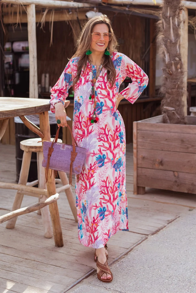 PlaceduSoleil Bluefish Coraldress