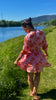 PlaceduSoleil Lelies Shortdress OrangePink