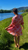 PlaceduSoleil Lelies Shortdress OrangePink