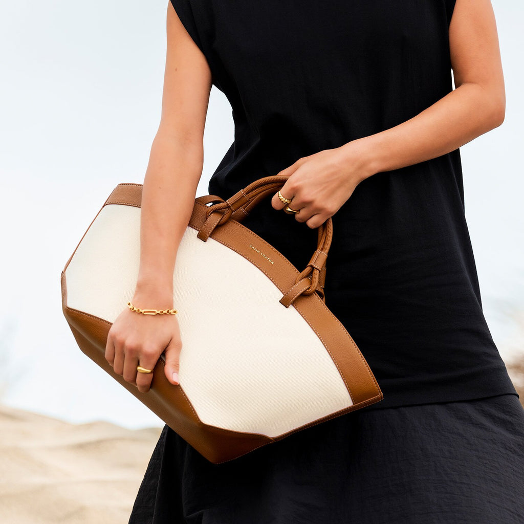 KatieLoxton Siena Canvas Tote Bag