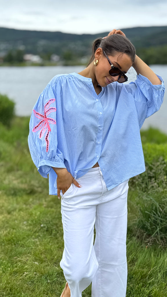 Qnuz summer blouse blue