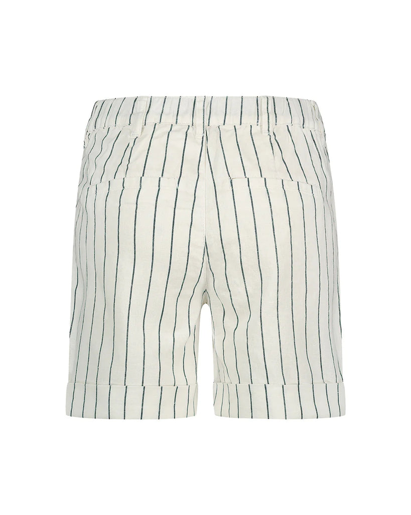 RED BUTTON
CLEO SHORTs COTTON LINEN STRIPE blue