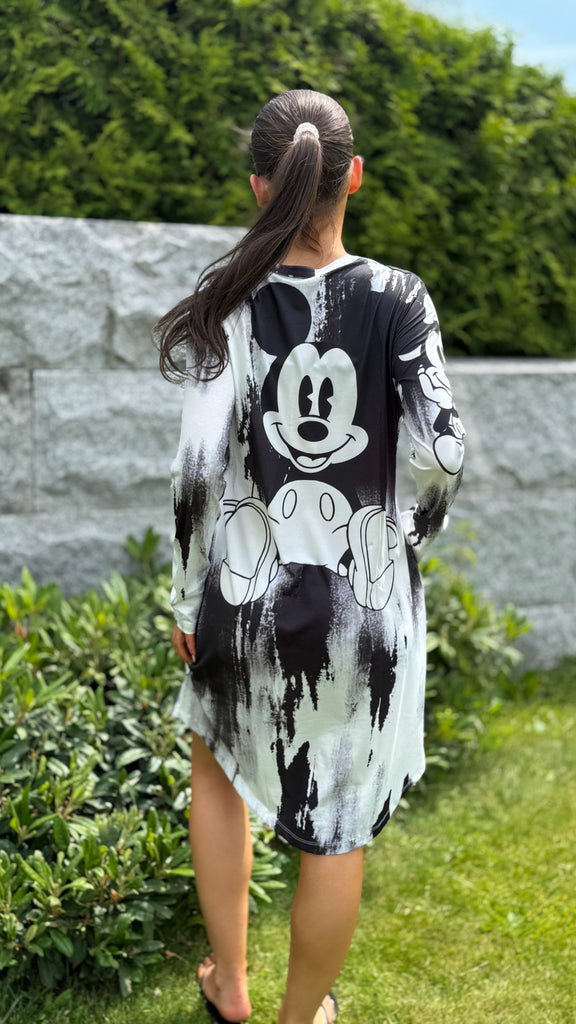 Mickey Mouse black&white kjole