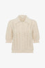 Rhoda heklet cardigan beige