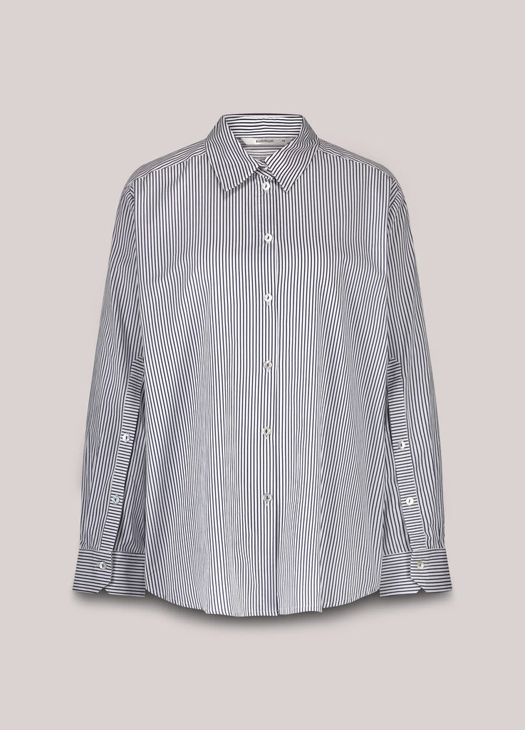 Summum skjorte navy/hvit