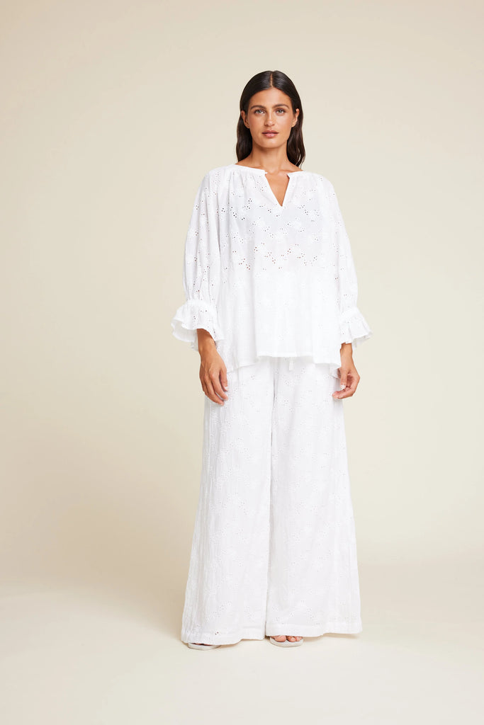 FAWCETT LACE TROUSERS
