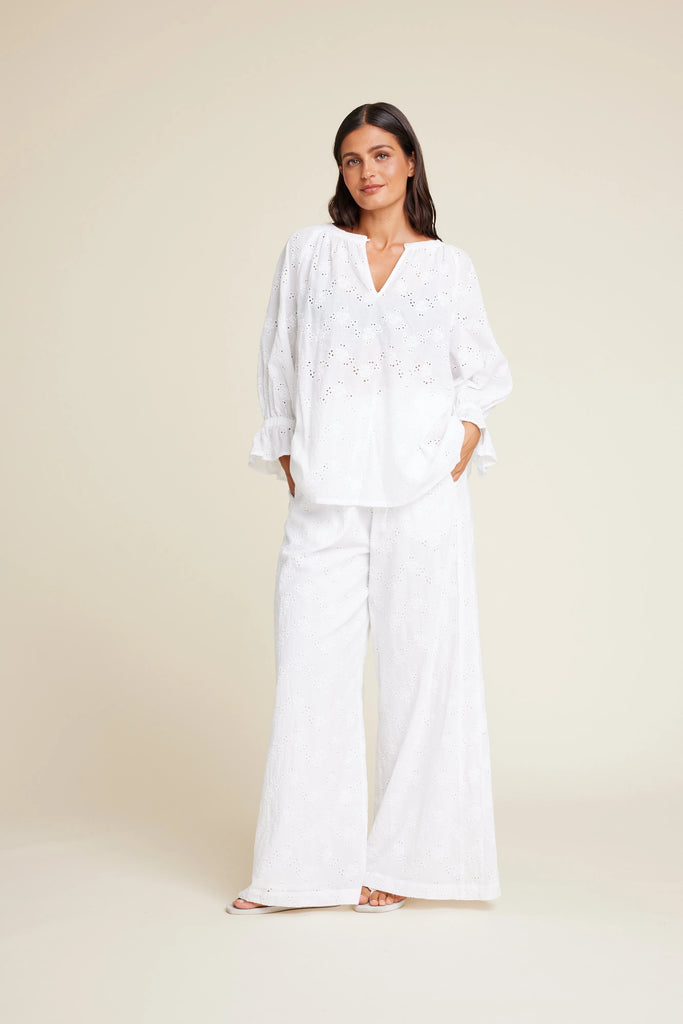 FAWCETT LACE TROUSERS