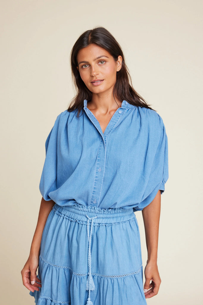 MILLY TENCEL BLUSE