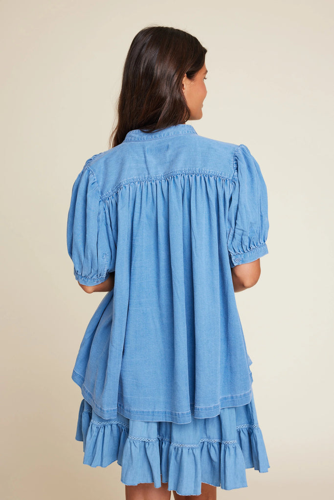 MILLY TENCEL BLUSE
