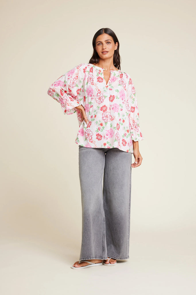 LADD FLOWER BLUSE