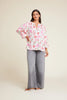LADD FLOWER BLUSE