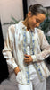 Blue ClassyStripe bluse