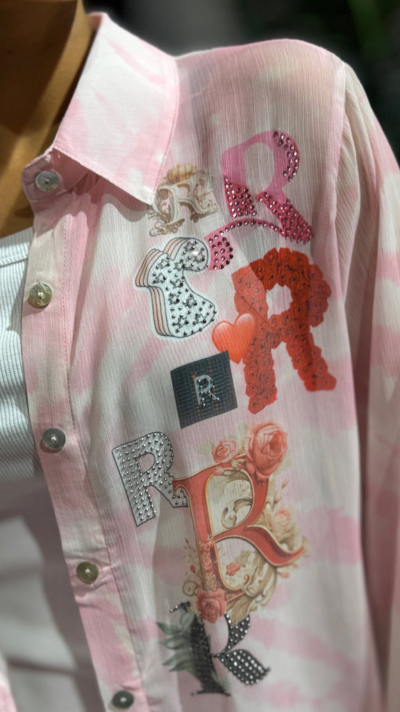 Mickey FunnyPink bluse