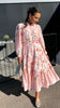 YAS billa long dress rose