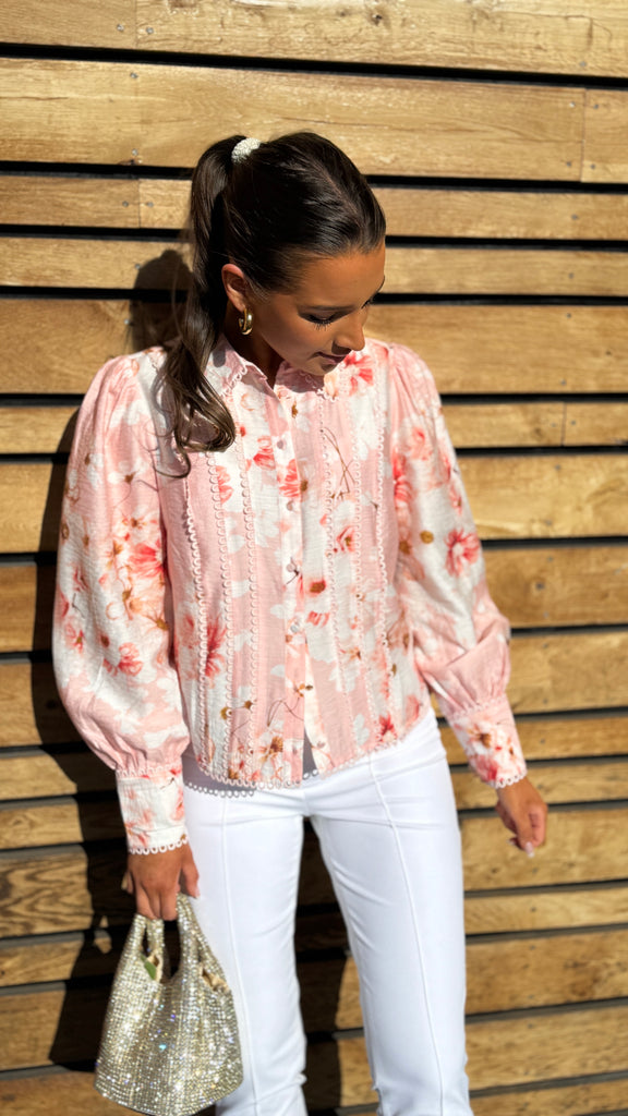 YAS Billa shirt rose