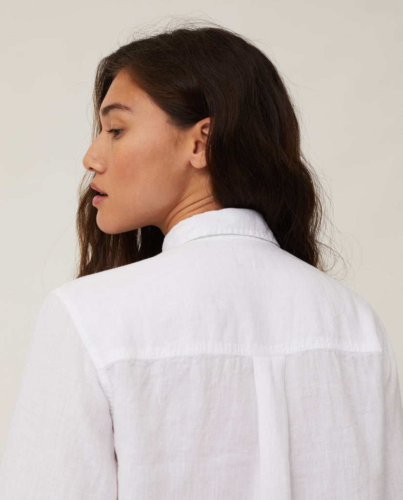 Isa Linen Shirt hvit
